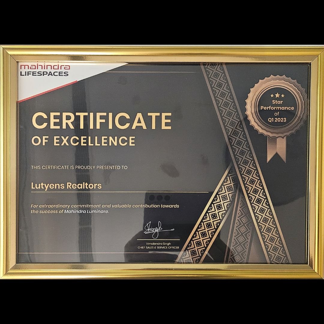 Certificate of Excellence