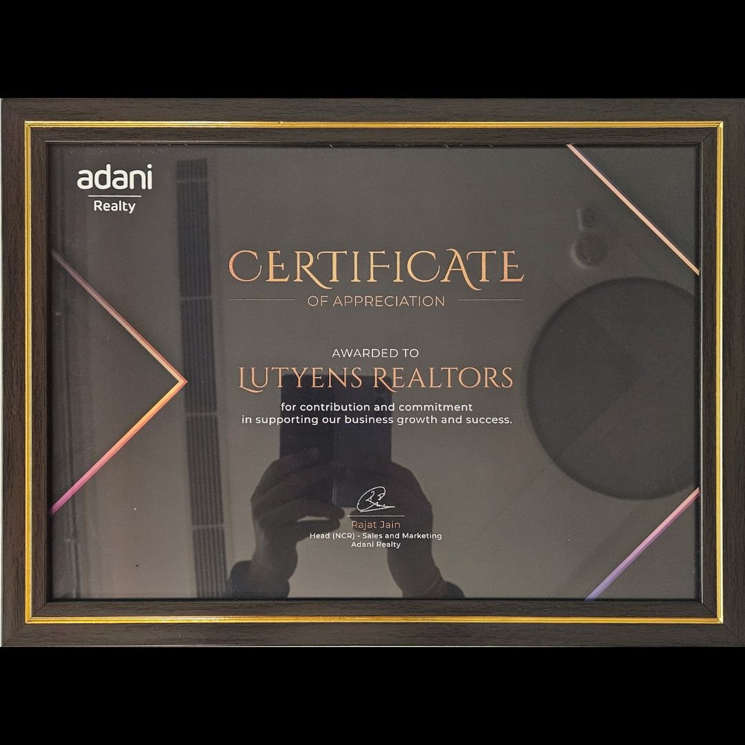 Certificate of Appreciation